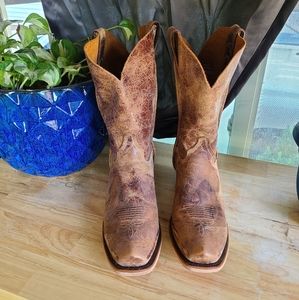 Justin Bent Rail Shawnee Leather Western Boots